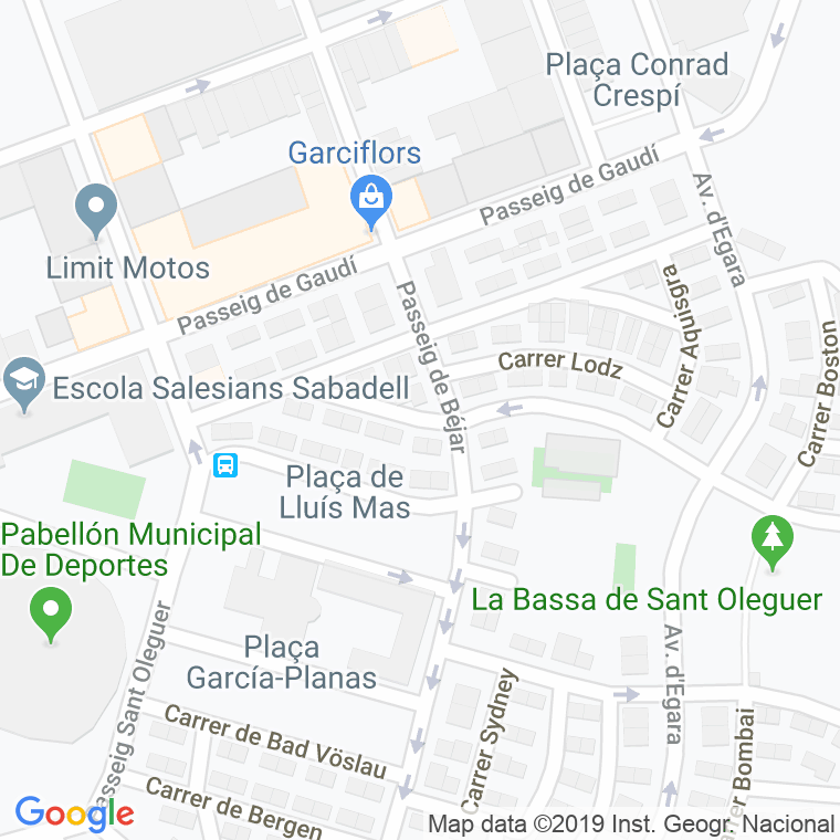 Código Postal calle Prato en Sabadell