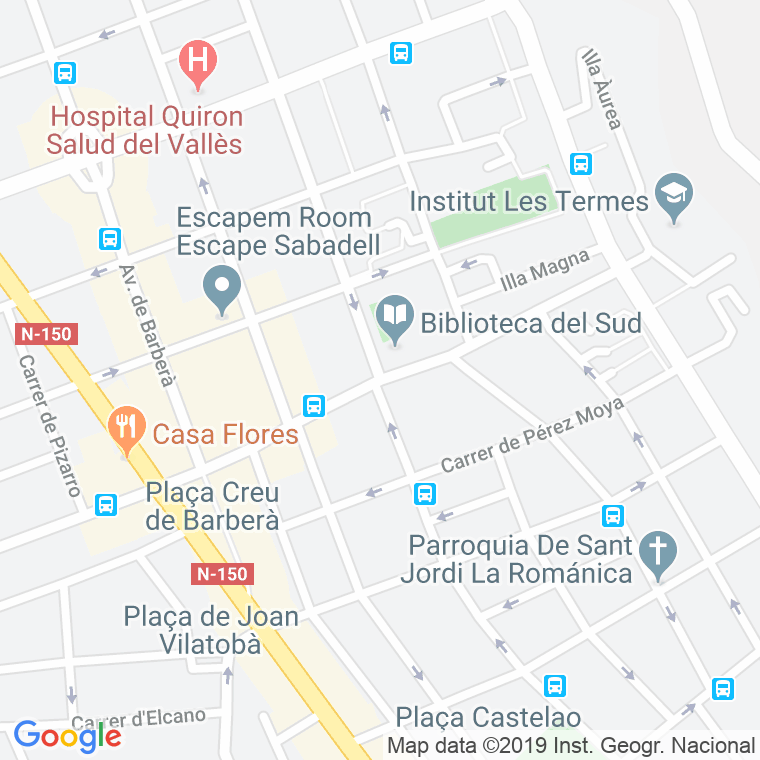 Código Postal calle Almogavers, passeig en Sabadell
