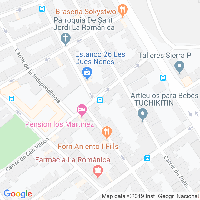 Código Postal calle Can Viloca en Sabadell