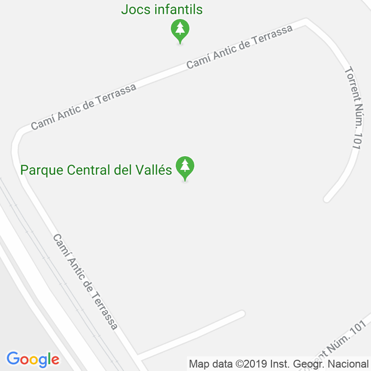 Código Postal calle Central Del Valles, parc en Sabadell