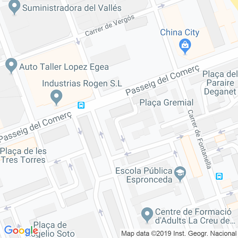 Código Postal calle Cosidores en Sabadell