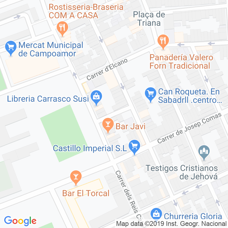Código Postal calle Domenec Tort en Sabadell
