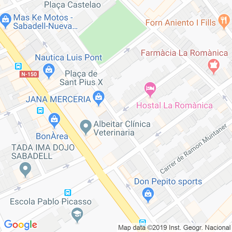 Código Postal calle Josep Miquel en Sabadell