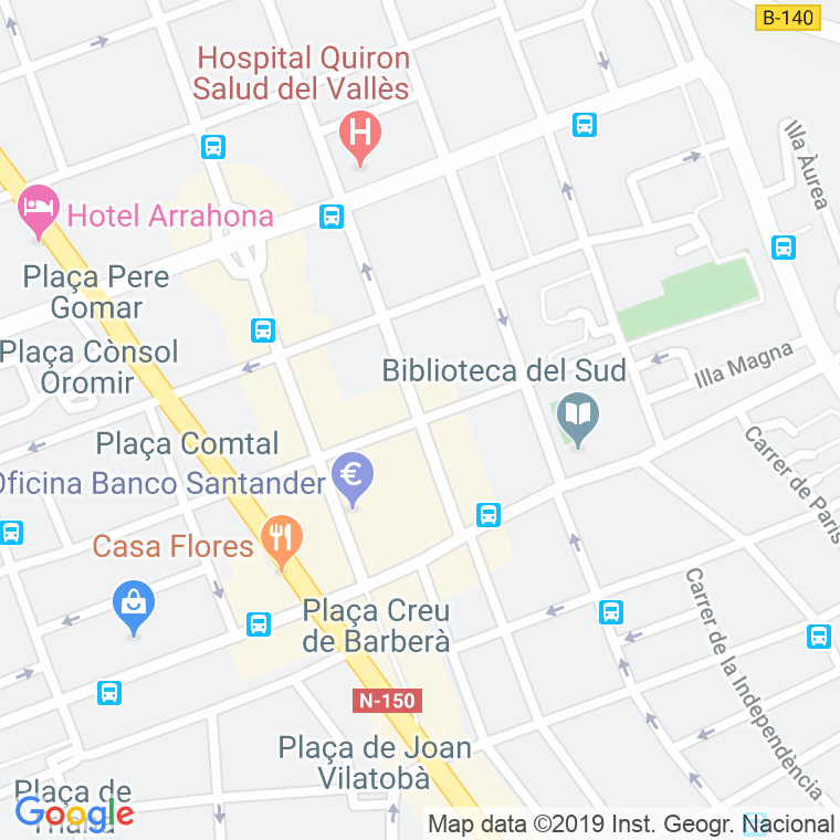 Código Postal calle Lope De Vega en Sabadell