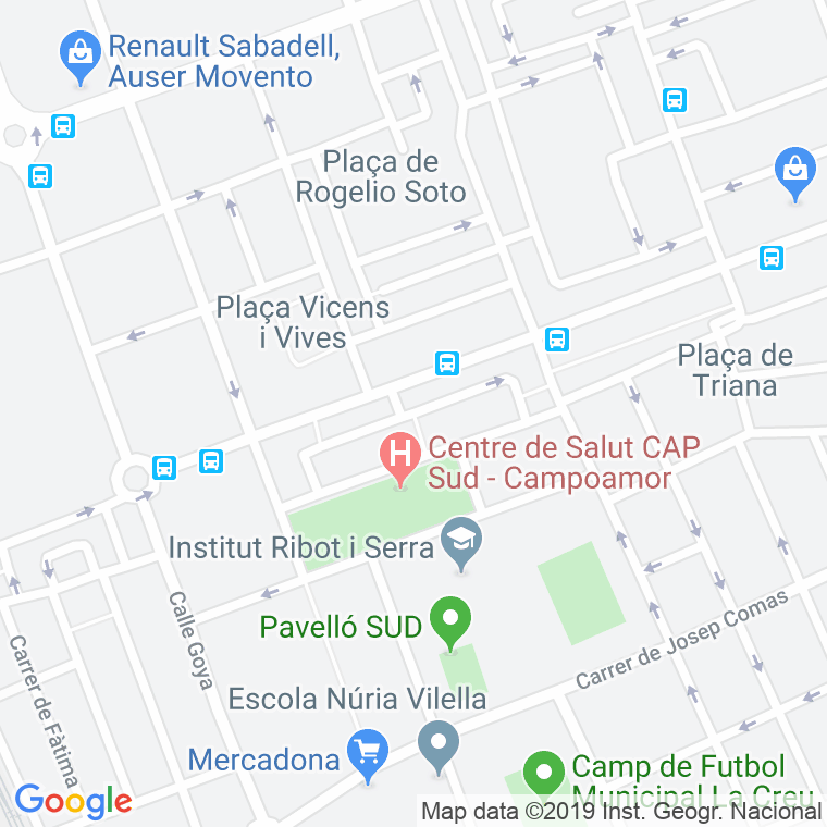 Código Postal calle Manyans, Dels en Sabadell