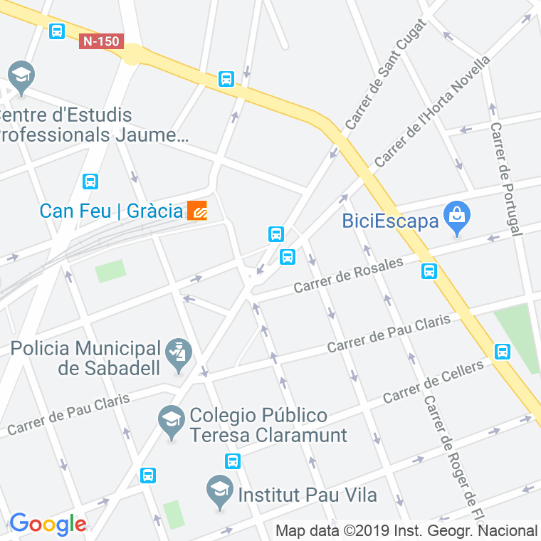 Código Postal calle Anselm Clave, plaça en Sabadell