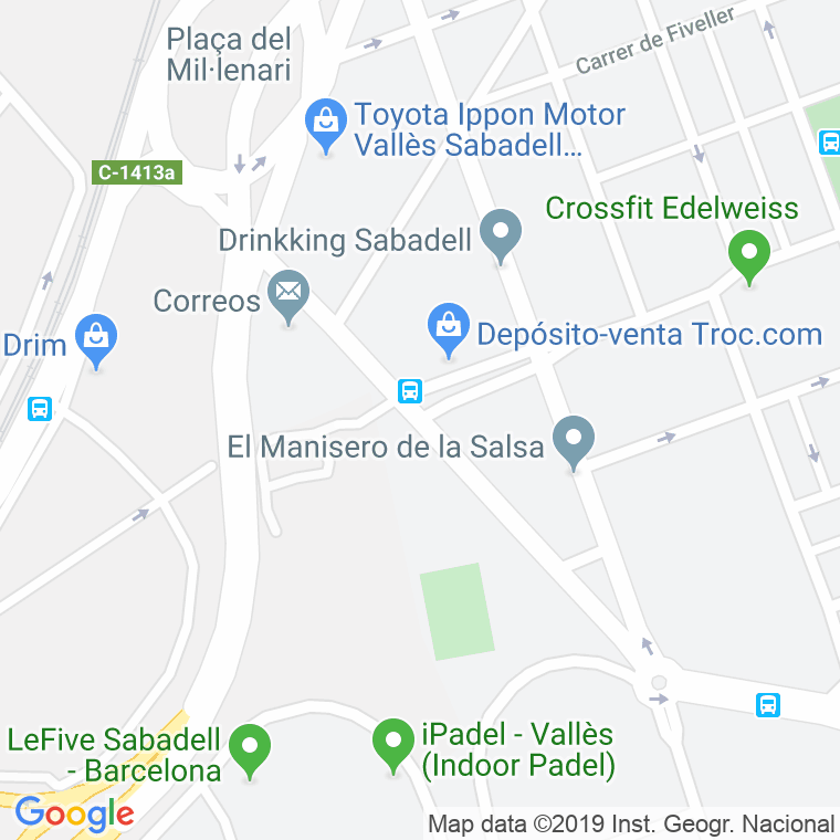 Código Postal calle Boccaccio en Sabadell