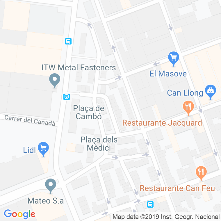 Código Postal calle Fra Angelico en Sabadell