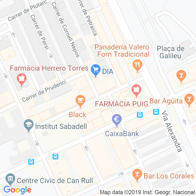 Código Postal calle Demostenes en Sabadell