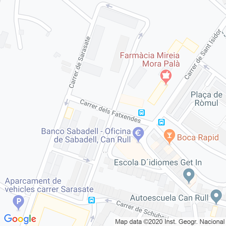 Código Postal calle Fatxendes, Dels en Sabadell