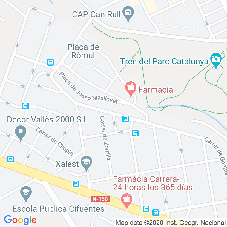 Código Postal calle Gustavo Adolfo Becquer en Sabadell