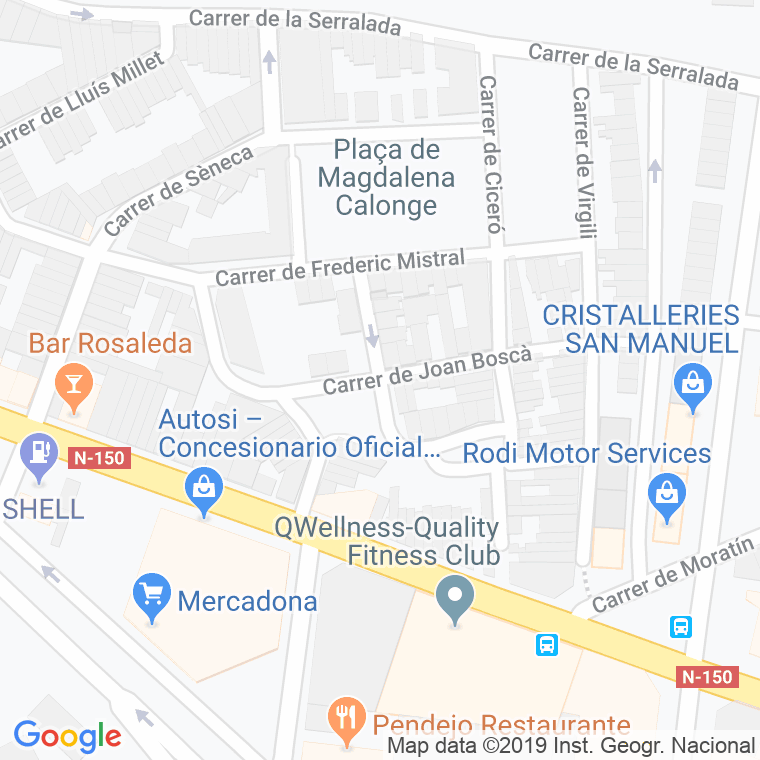 Código Postal calle Homer en Sabadell