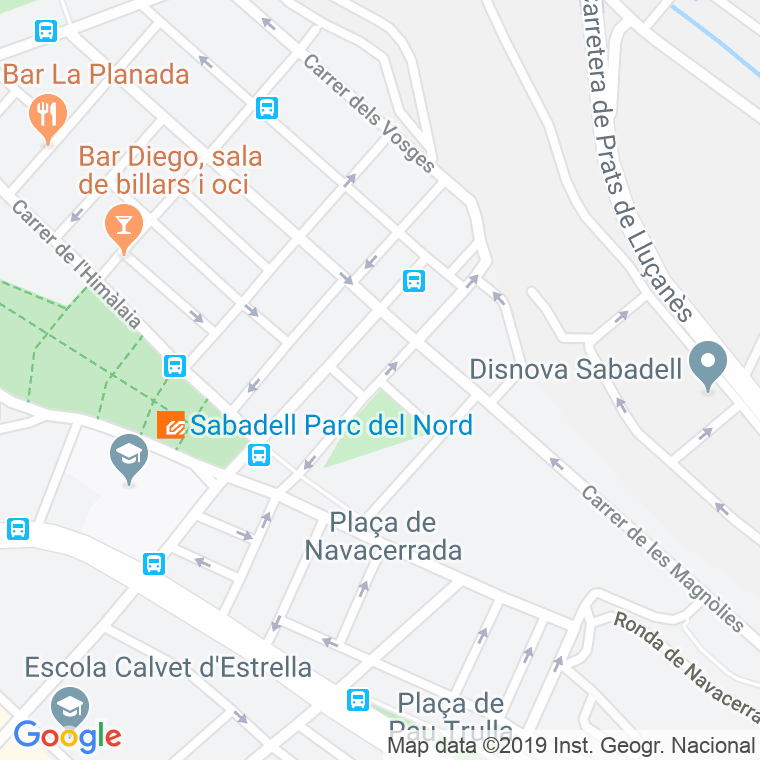 Código Postal calle Argentera en Sabadell