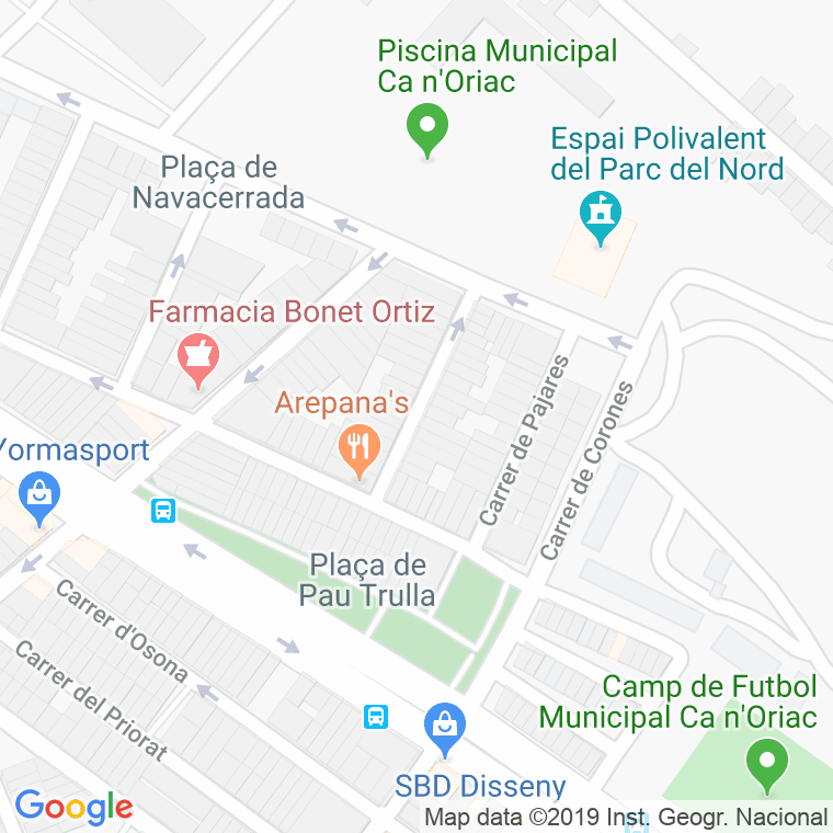 Código Postal calle Gredos en Sabadell