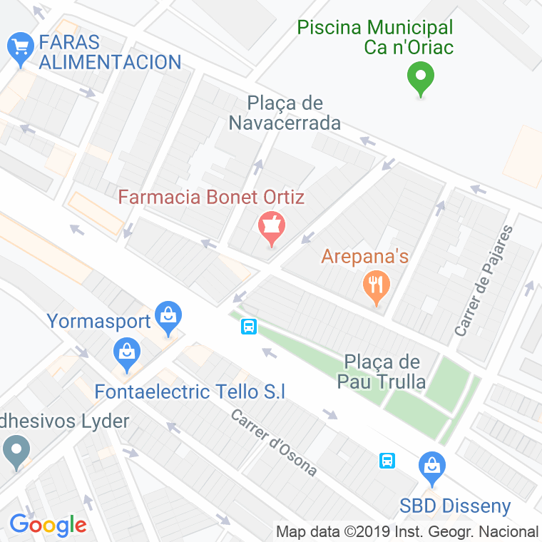 Código Postal calle Guadarrama en Sabadell