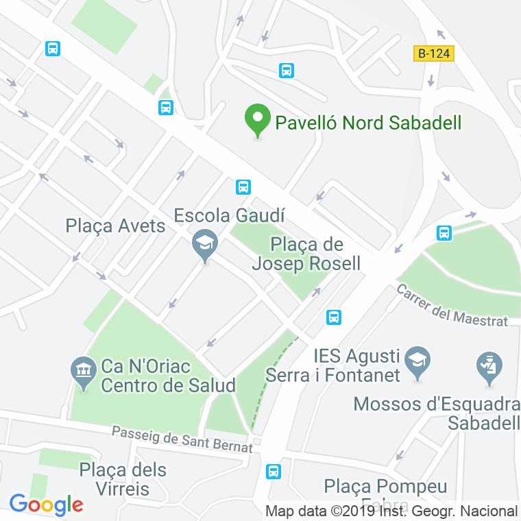 Código Postal calle Josep Rosell, plaça en Sabadell