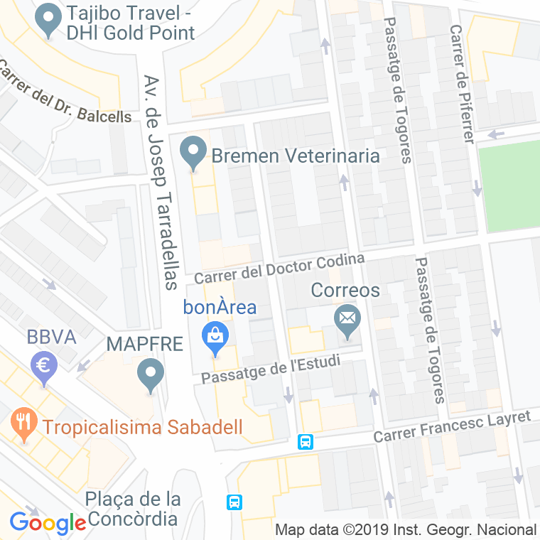 Código Postal calle Almirall Marquet, L', passatge en Sabadell