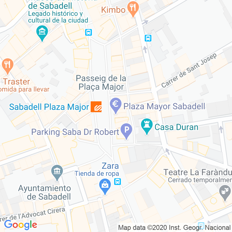 Código Postal calle Envalira, D', plaça en Sabadell