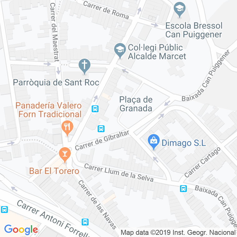 Código Postal calle Gibraltar en Sabadell