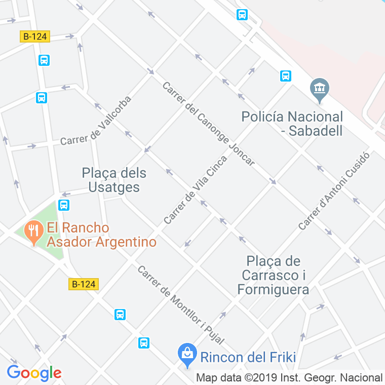 Código Postal calle Paco Mutllo en Sabadell
