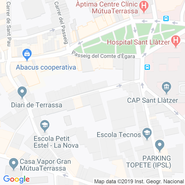 Código Postal calle Sant Jaume en Terrassa