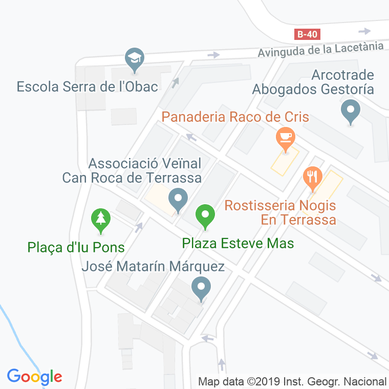 Código Postal calle Castellçir en Terrassa