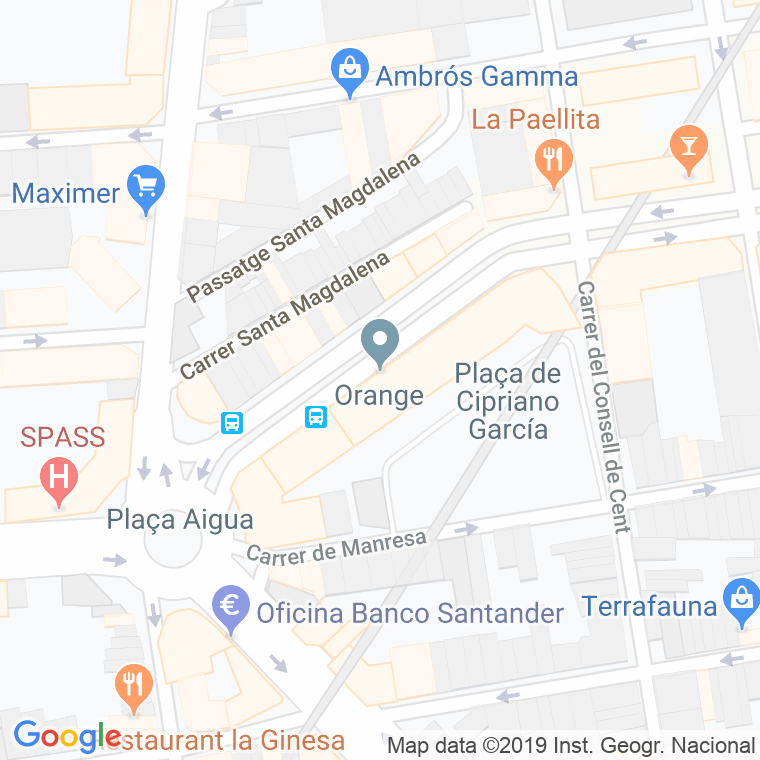 Código Postal calle Francesc Macia, avinguda en Terrassa