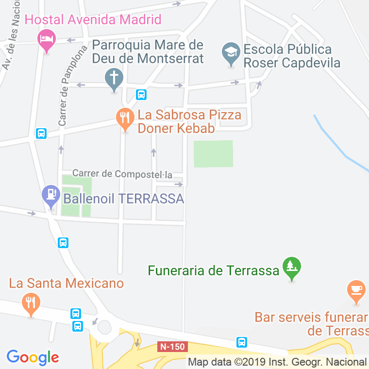 Código Postal calle Cami Dels Monjos en Terrassa