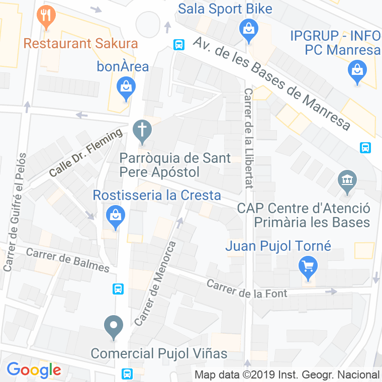 Código Postal calle Doctor Trueta, carrer en Manresa