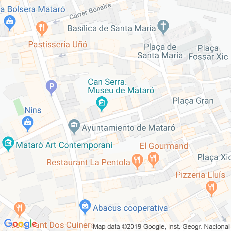 Código Postal calle Carrero en Mataró