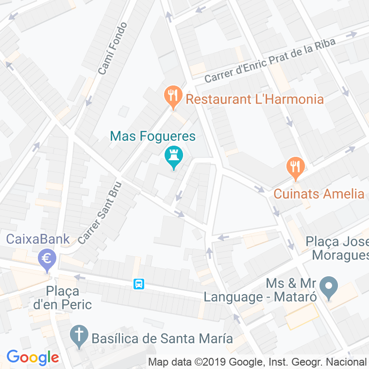 Código Postal calle Isabel Ii en Mataró