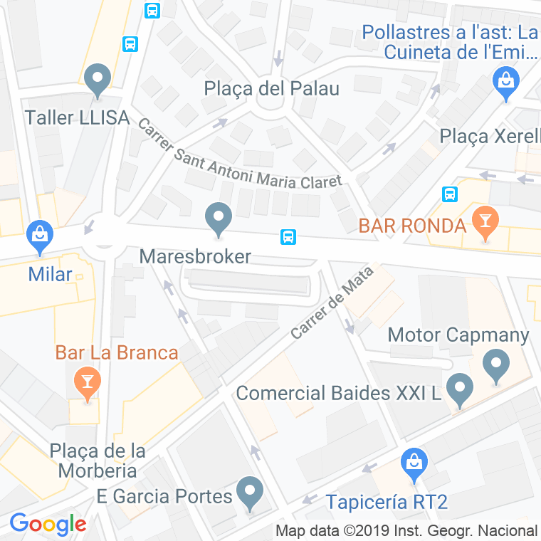 Código Postal calle Lola Anglada en Mataró