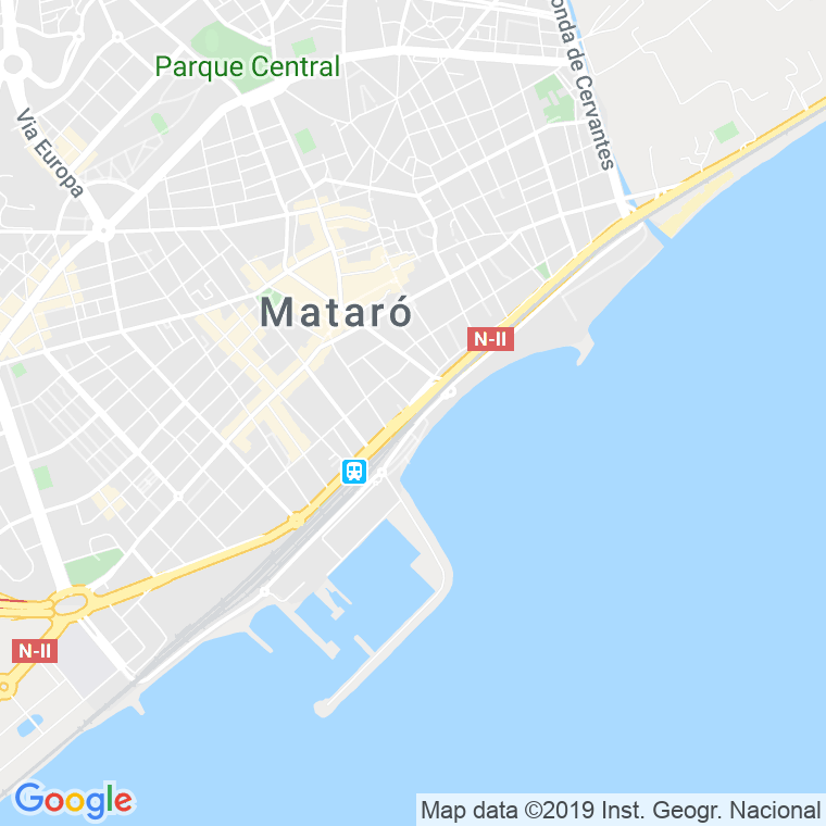 Código Postal calle Maresme, Del, avinguda (Impares Del 175 Al Final) en Mataró