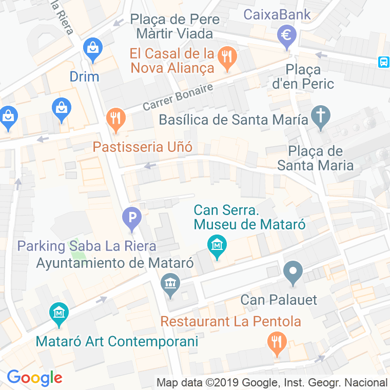 Código Postal calle Pedro, D'en en Mataró