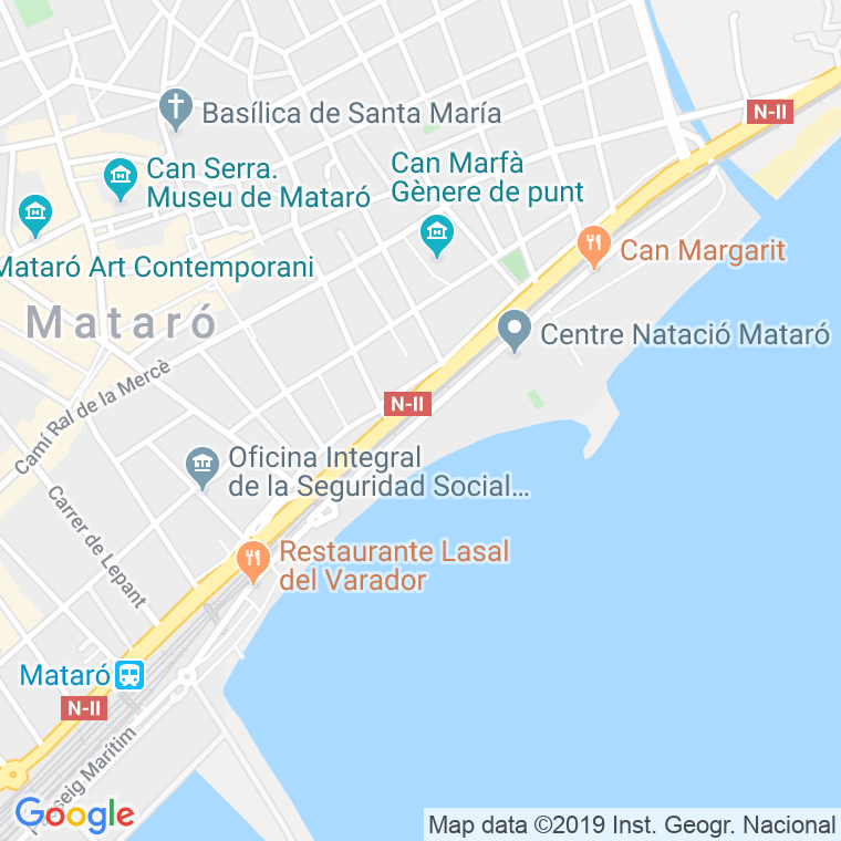 Código Postal calle Callao, passeig en Mataró