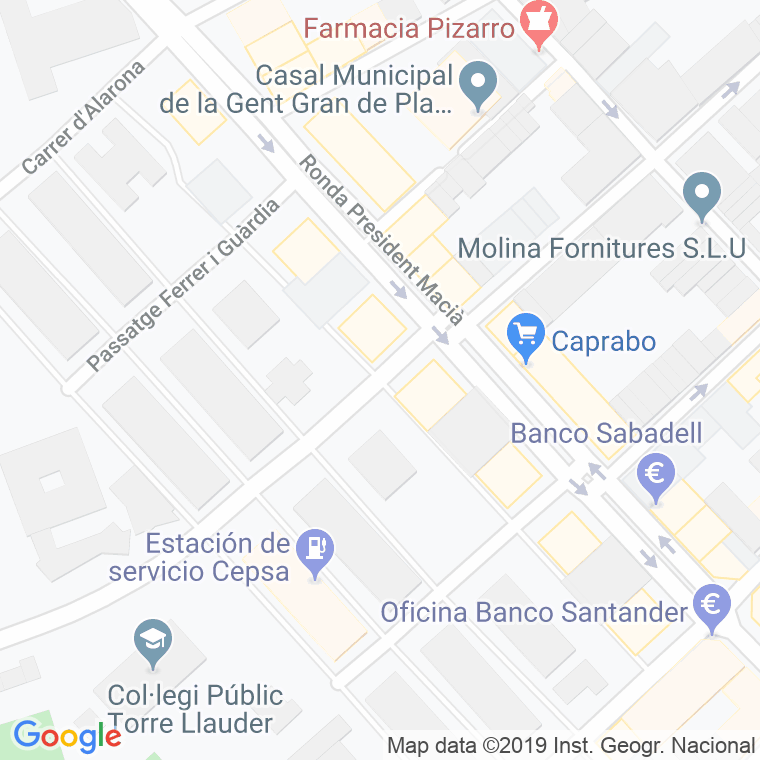 Código Postal calle Comtes Mir I Borrell, passatge en Mataró