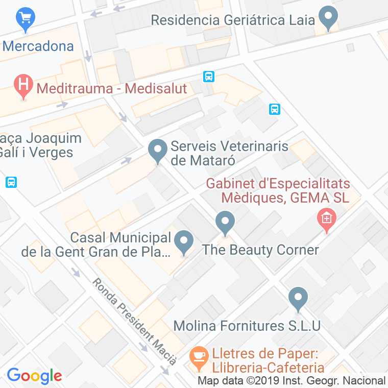 Código Postal calle Hernan Cortes en Mataró
