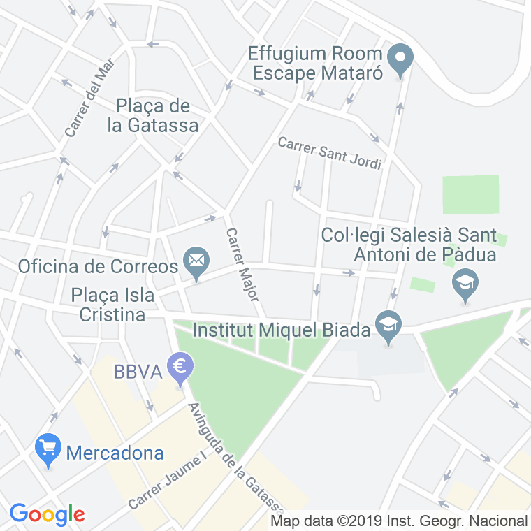 Código Postal calle Calassanç Marques en Mataró