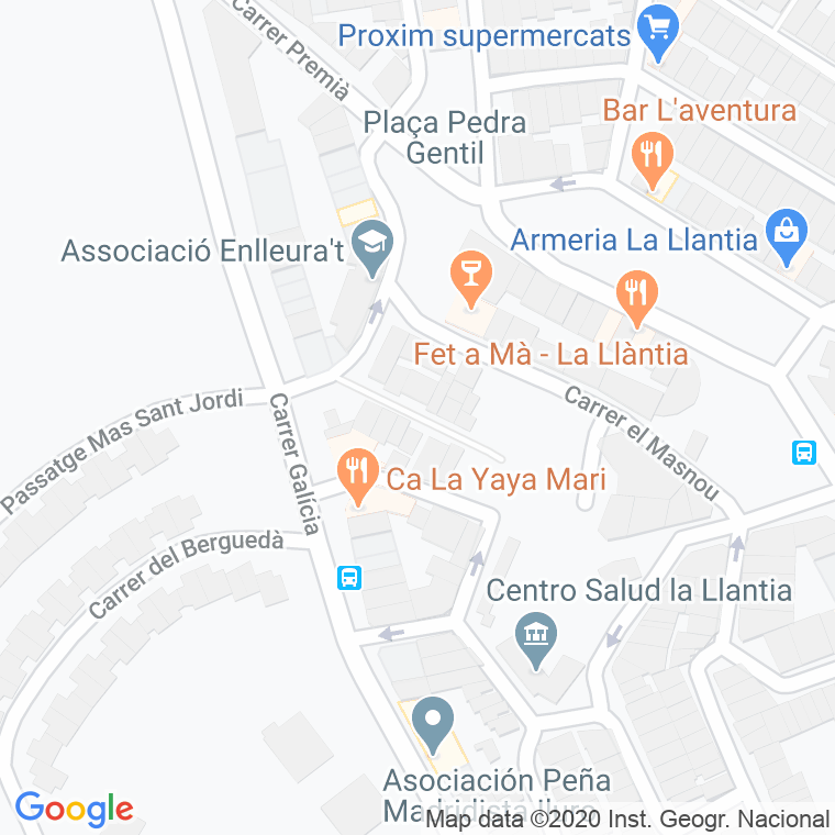 Código Postal calle Llevantina, La en Mataró