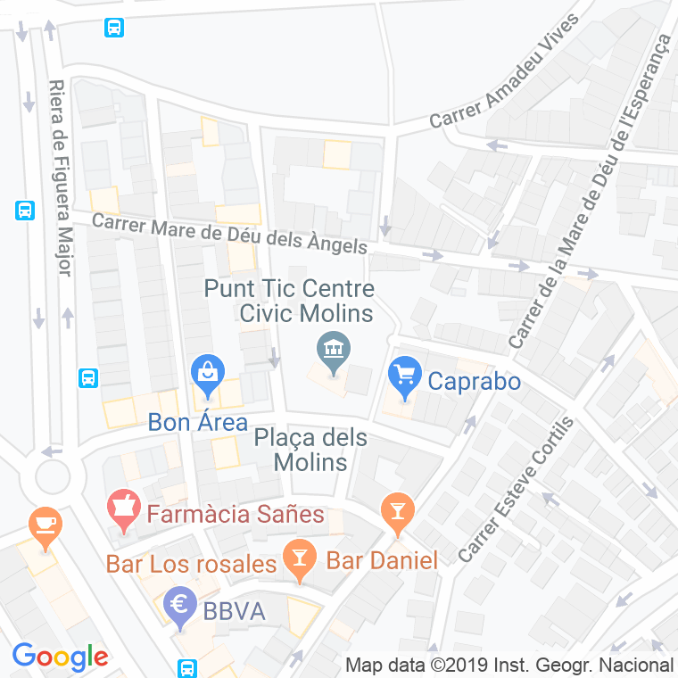 Código Postal calle Can Clavell, passatge en Mataró