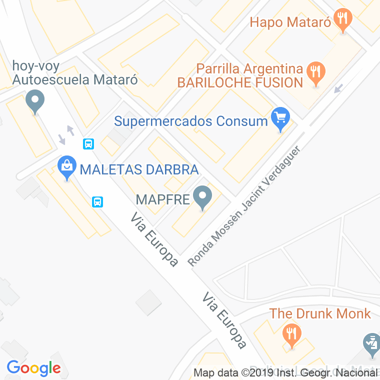 Código Postal calle Enric Fite I Sala en Mataró