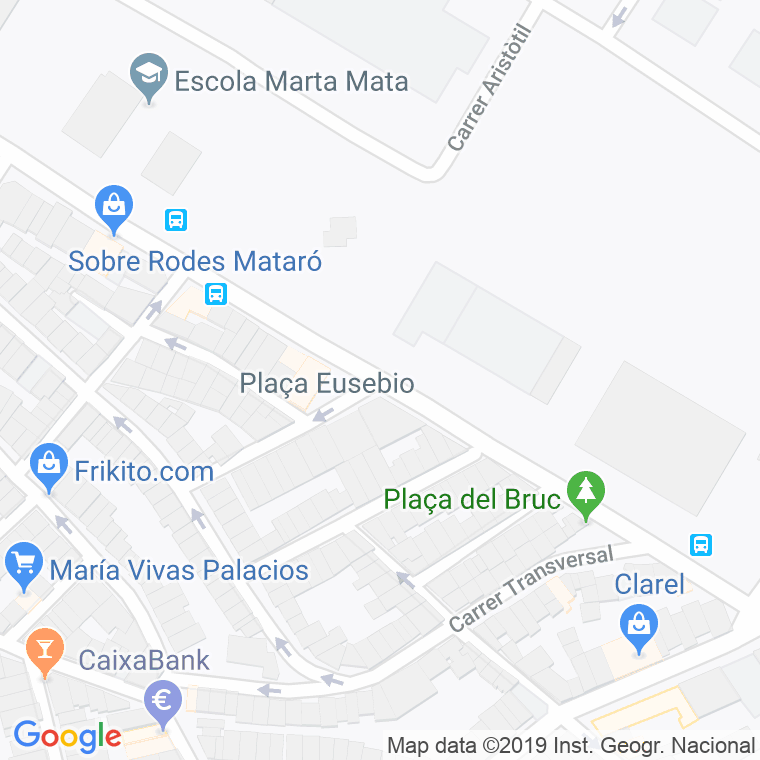 Código Postal calle Eusebio en Mataró