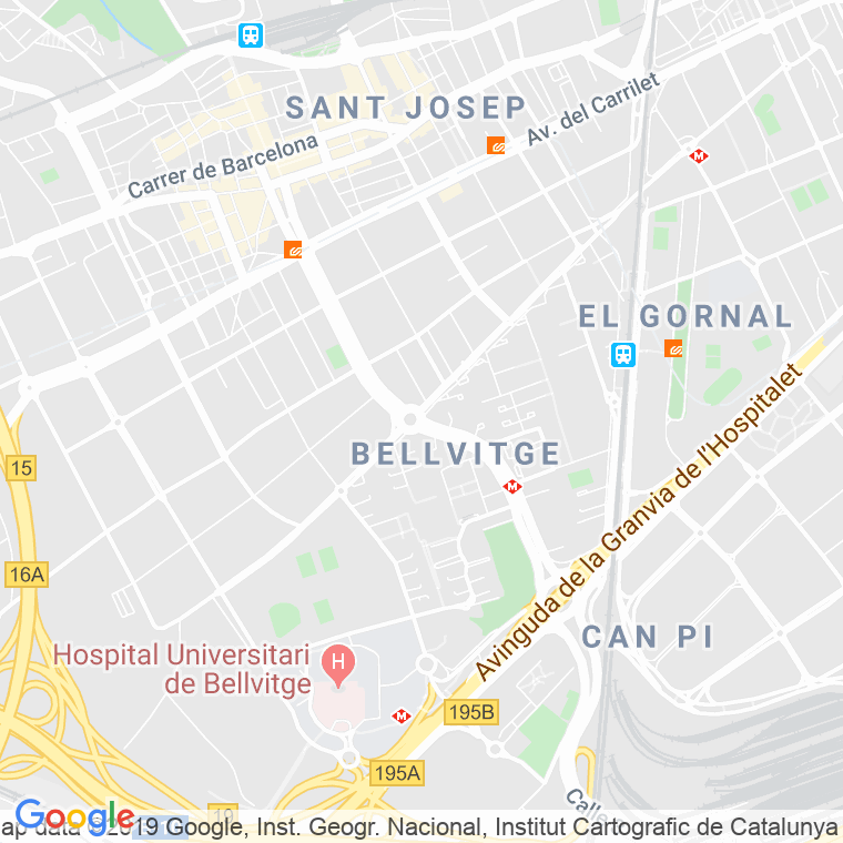 Código Postal calle Marina, rambla (Impares Del 415 Al Final)  (Pares Del 514 Al Final) en Hospitalet de Llobregat,l'