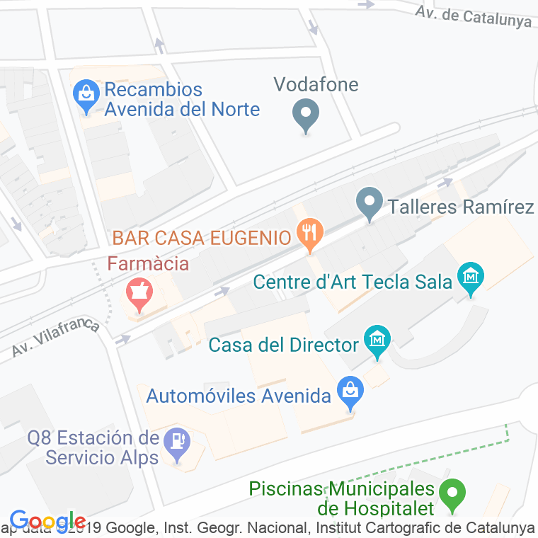Código Postal calle Plini en Hospitalet de Llobregat,l'