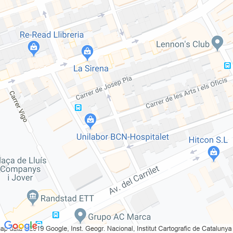 Código Postal calle Sant Antoni en Hospitalet de Llobregat,l'