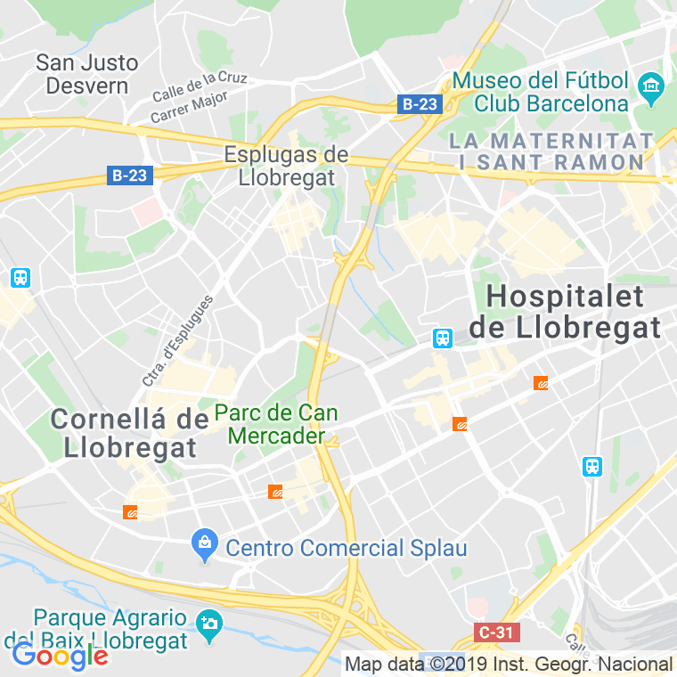 Código Postal calle Canyet   (Impares Del 1 Al Final)  (Pares Del 2 Al Final) en Hospitalet de Llobregat,l'