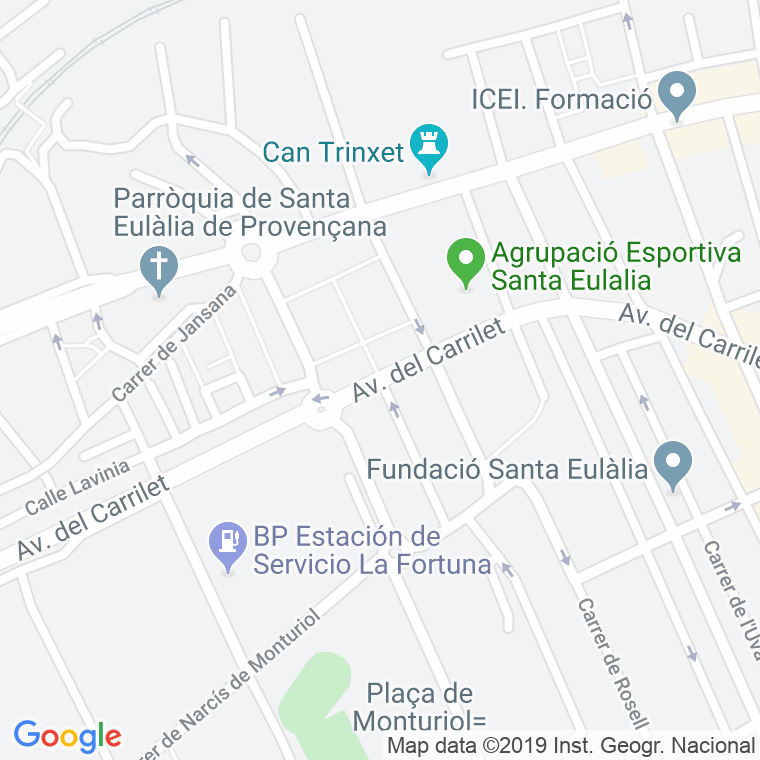 Código Postal calle Clotet en Hospitalet de Llobregat,l'