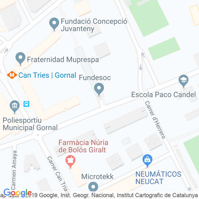 Código Postal calle Ibarz en Hospitalet de Llobregat,l'