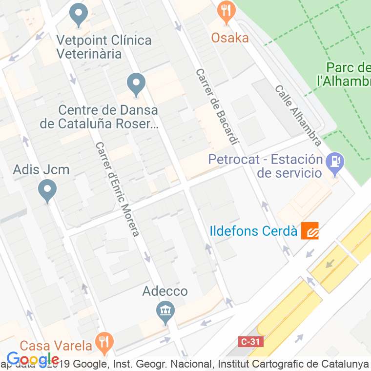 Código Postal calle Transversal en Hospitalet de Llobregat,l'
