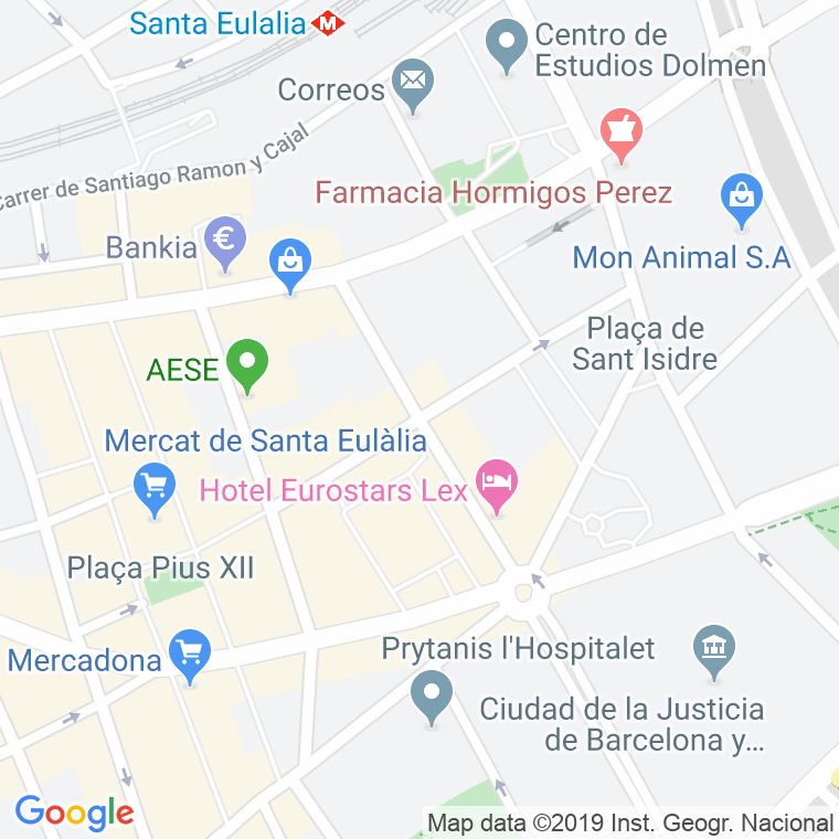 Código Postal calle Unio en Hospitalet de Llobregat,l'